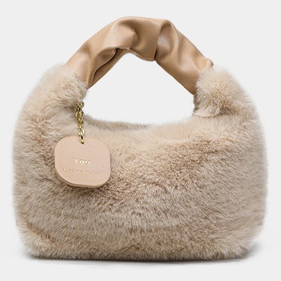 New arrival autumn/winter women's crossbody bag, stylish and luxurious plush shoulder bag, small bag