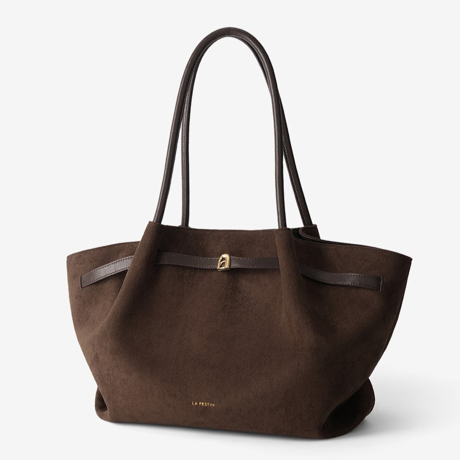 New Suede Casual Bag, Autumn/Winter Commuter Shoulder Bag, Large Capacity Tote Bag
