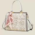 New arrival genuine leather handbag for women, large capacity, high-end and stylish shoulder bag.